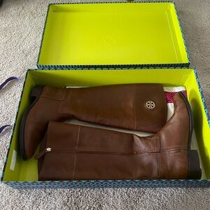 Tory Burch brown riding boots women’s size 8